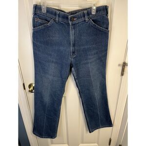 Vintage 80s Levi's Action Casuals Pinstripe Jeans 535